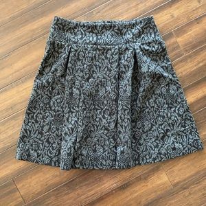Loft Outlet Pleated Front Mini Skirt